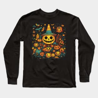 Pumpkin King Halloween Season Long Sleeve T-Shirt